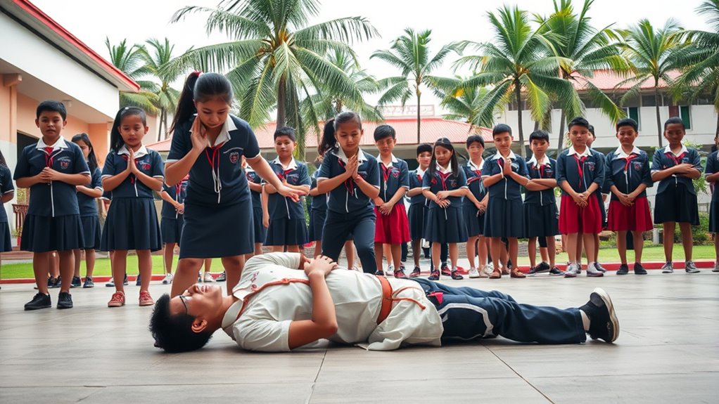Korat-Teenager retten Klassenkameraden