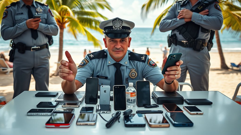 Phuket s 18 gestohlene Geräte